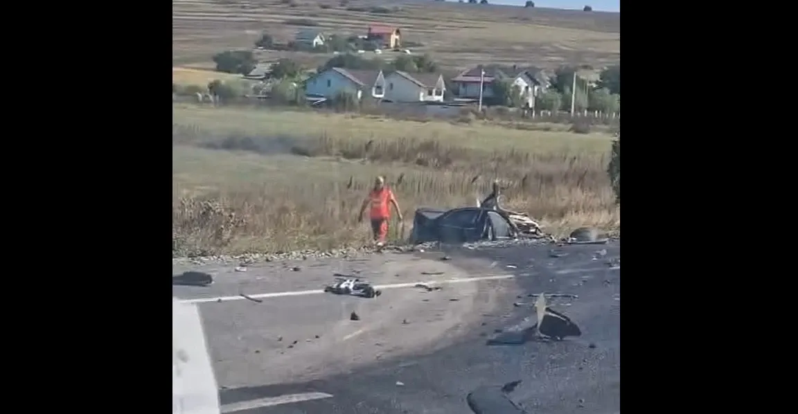 Accident grav la Lețcani: un camion s-a răsturnat peste un autoturism. O persoană este în stare gravă | VIDEO