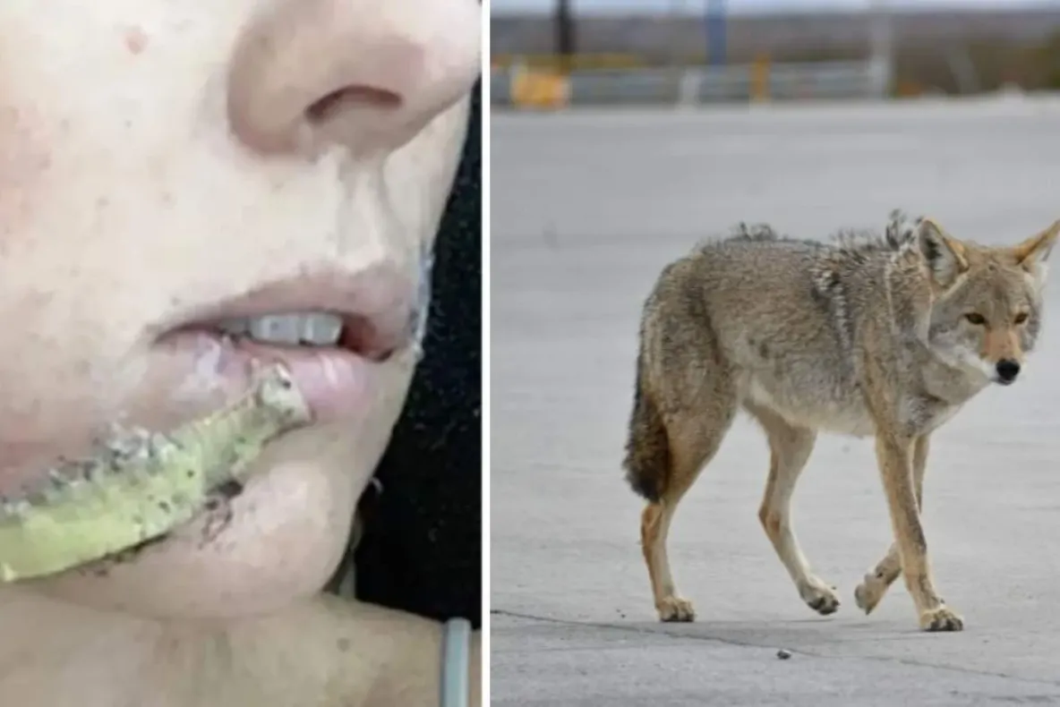 O mamă și-a salvat fiica de 4 ani de un coiot folosind un papuc. Animalul a atacat-o pe fetiță