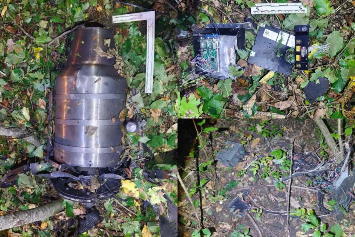 Alertă în Republica Moldova. Fragmente ale unei drone inscripționate ”Geran-4”, găsite lângă graniță- FOTO