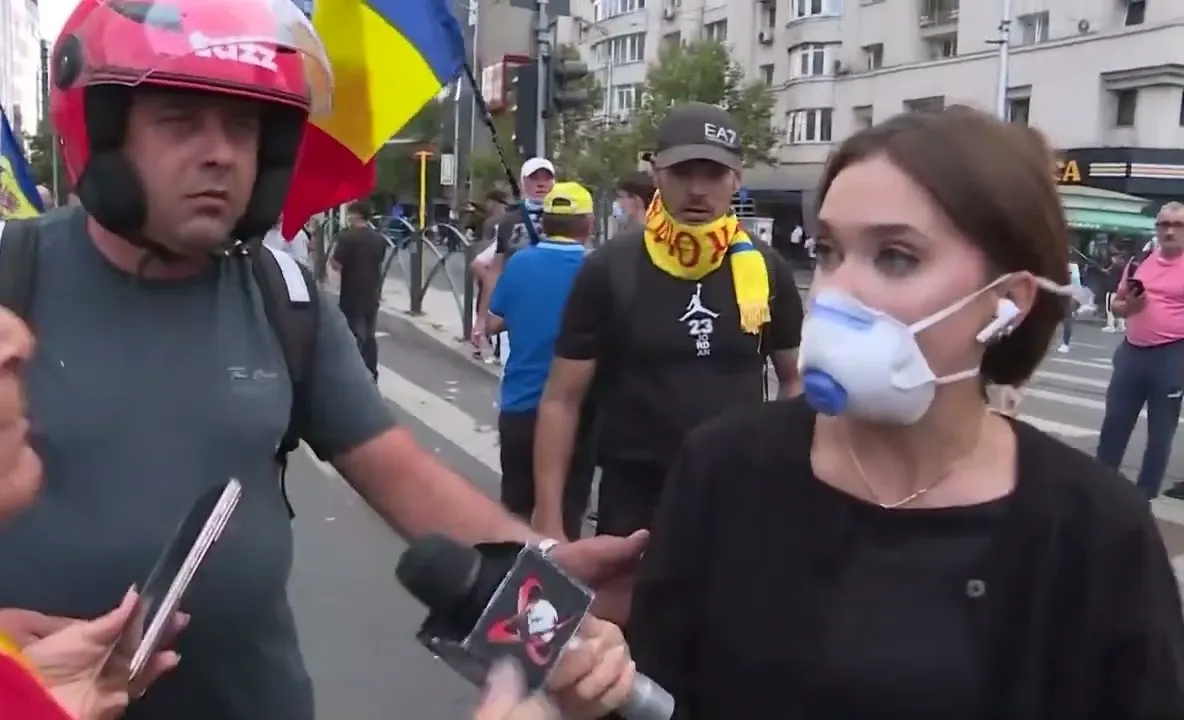 Uniunea Ziariștilor Profesioniști din România condamnă violențele asupra jurnaliștilor Realitatea Plus în Piața Victoriei