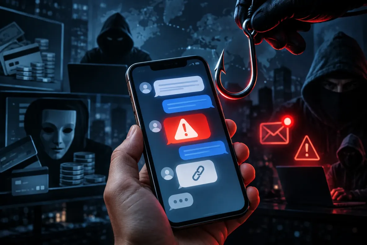 Fraudă prin SMS în numele firmelor de curierat. Peste un milion de români, ținta escrocilor