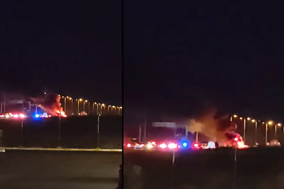 Incident grav pe A3 București–Ploiești: trafic blocat după ce un vehicul a luat foc