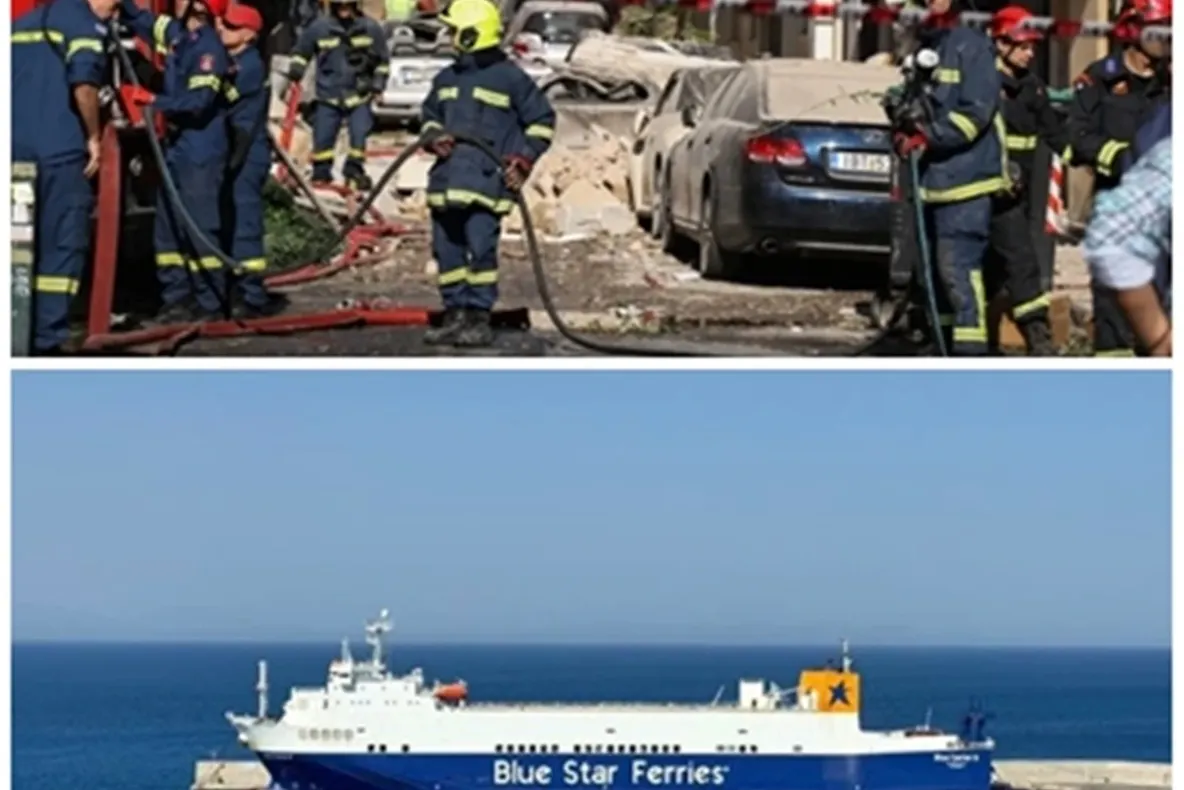 MAE, după explozia din Atena și incendiul de pe feribotul din Mykonos: Nu există cetăţeni români printre persoanele afectate