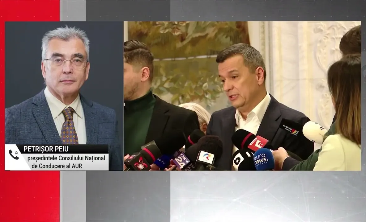 Petrișor Peiu anunță condițiile AUR pentru intrarea la guvernare alături de PSD
