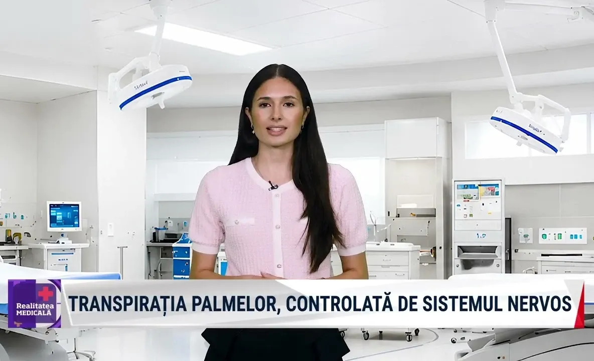 Realitatea Medicală cu Nicole Păcuraru: De ce îți transpiră palmele?
