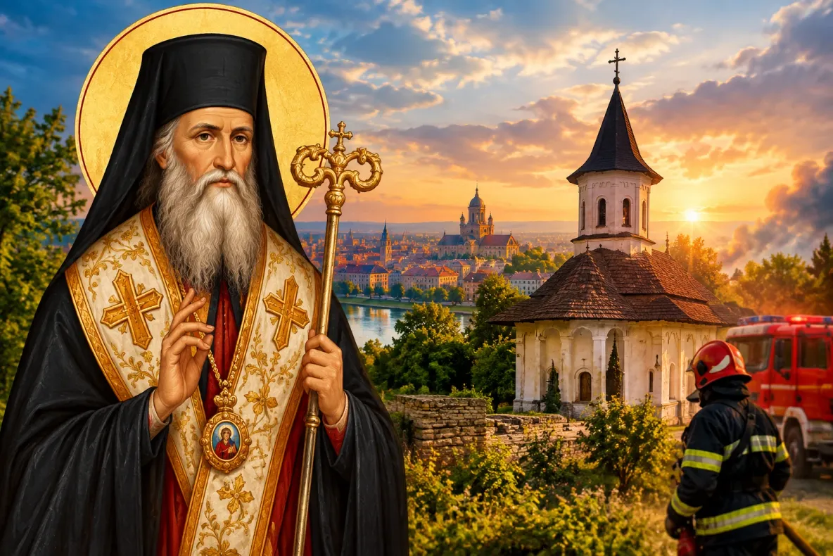Sărbătoare 15 septembrie: Sfântul Iosif cel Nou de la Partoș, ocrotitorul pompierilor din România