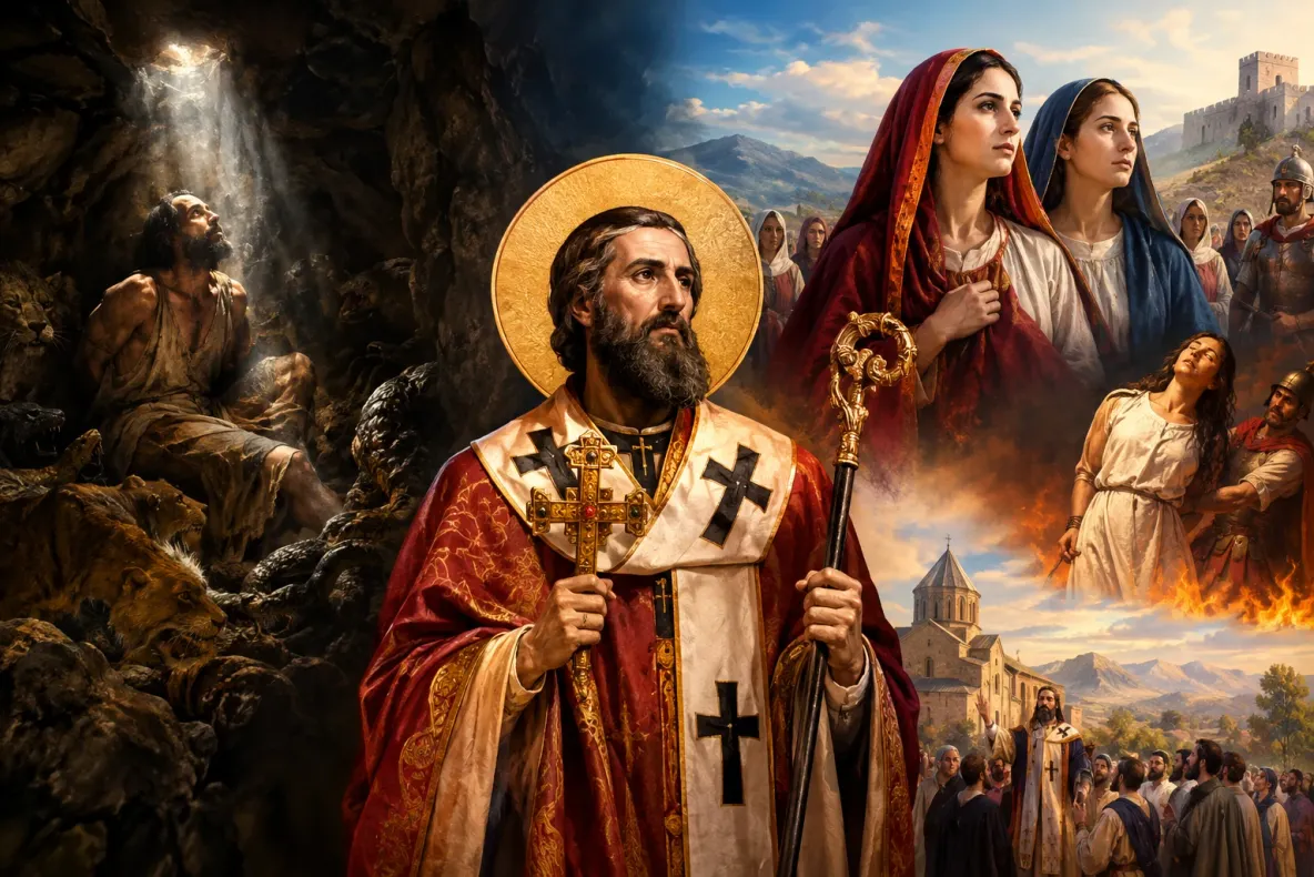 Sărbătoarea zilei: Sfântul Grigorie Luminătorul, povestea episcopului care a petrecut 15 ani într-o groapă