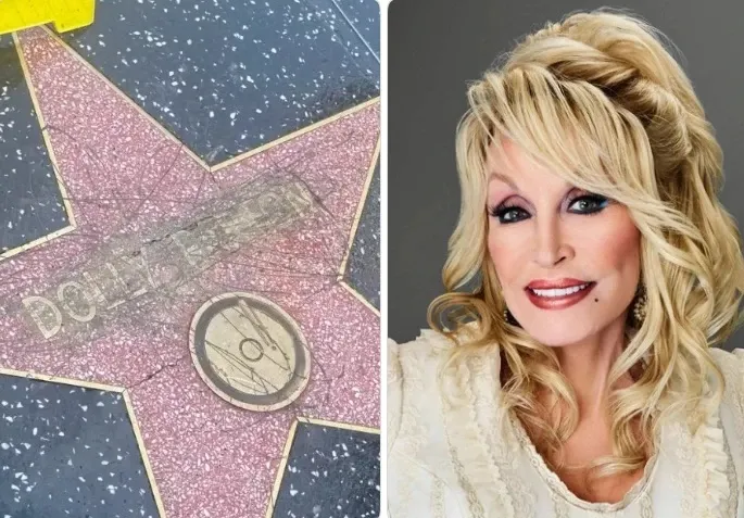  Steaua lui Dolly Parton de pe Hollywood Walk of Fame, vandalizată la doar câteva zile după moartea ei