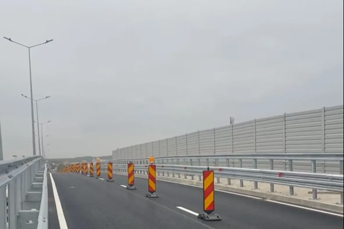 Pasajul DN3 peste Autostrada A0 Nord, deschis circulației. Secretar de stat de la Transporturi: "De la Constanța și Craiova până la Bacău, doar pe autostradă" VIDEO