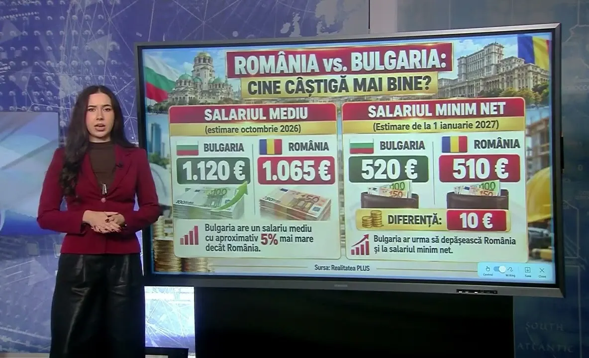 Bulgarii ne-au depășit la pensii și salarii. Diferențele se văd deja în veniturile oamenilor