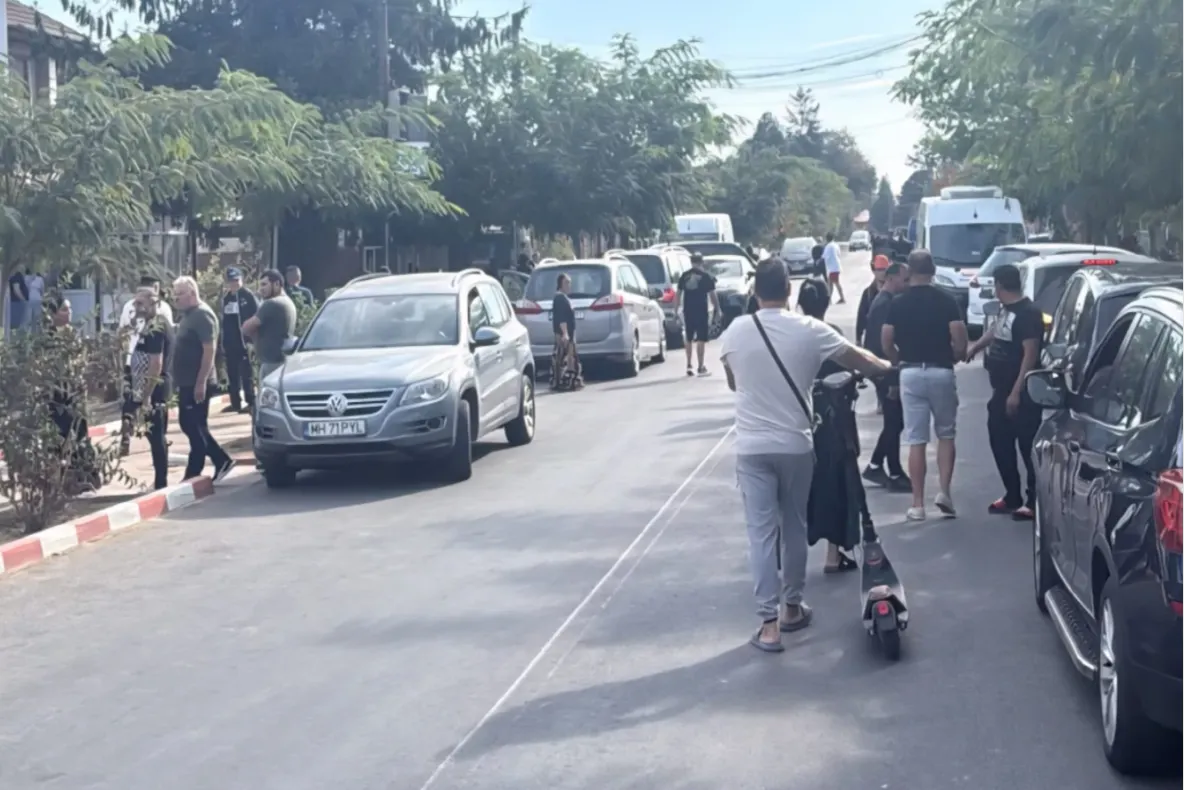 Scandal cu bâte și topoare într-o localitate din Mehedinți.  Trei bărbați, cercetați - video