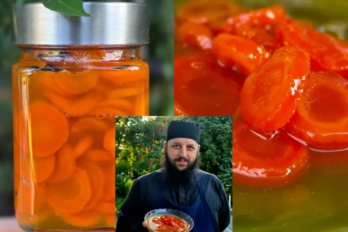 Dulceață de morcovi. Rețeta secretă a părintelui Efrem de la Mănăstirea Dervent