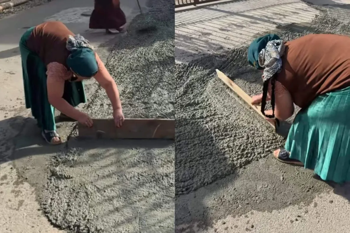 România, țara tuturor posibilităților: două femei și-au amenajat singure trotuarul din fața casei, fără să mai aștepte după primărie