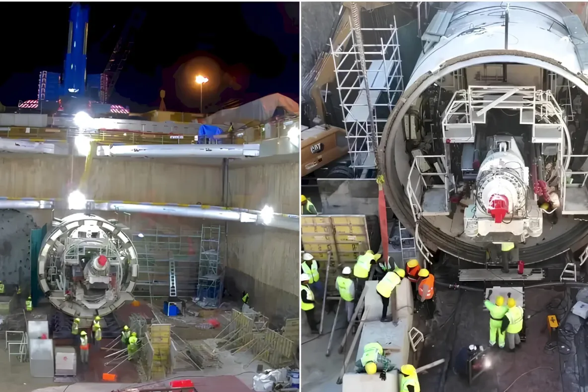 Metroul spre Otopeni: alte două utilaje au fost aduse pentru excavarea tunelurilor Magistralei 6