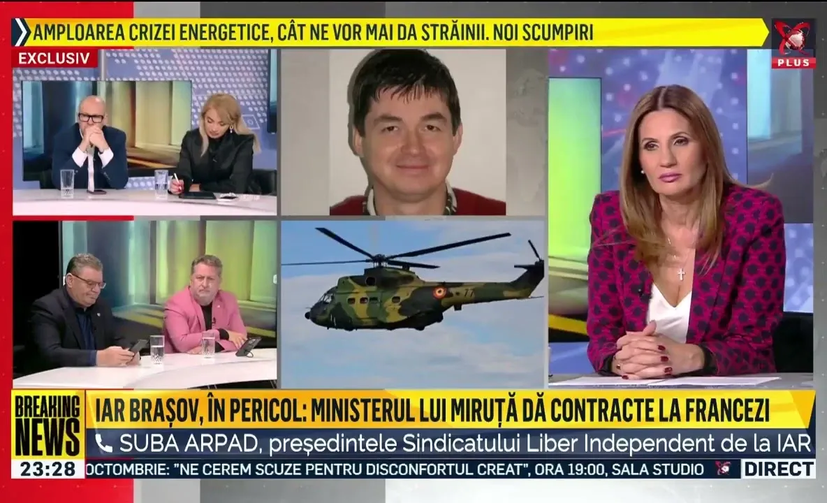 Dezvăluiri explozive în scandalul IAR Brașov! Sindicaliștii acuză că fabrica a aflat de la francezi ce elicoptere cumpără Armata Română