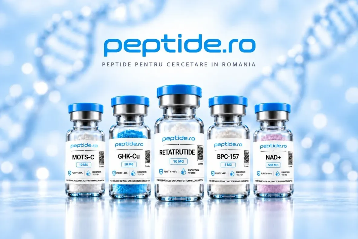 Peptide.ro se lansează în România: o platformă online dedicată peptidelor pentru cercetare și documentației analitice