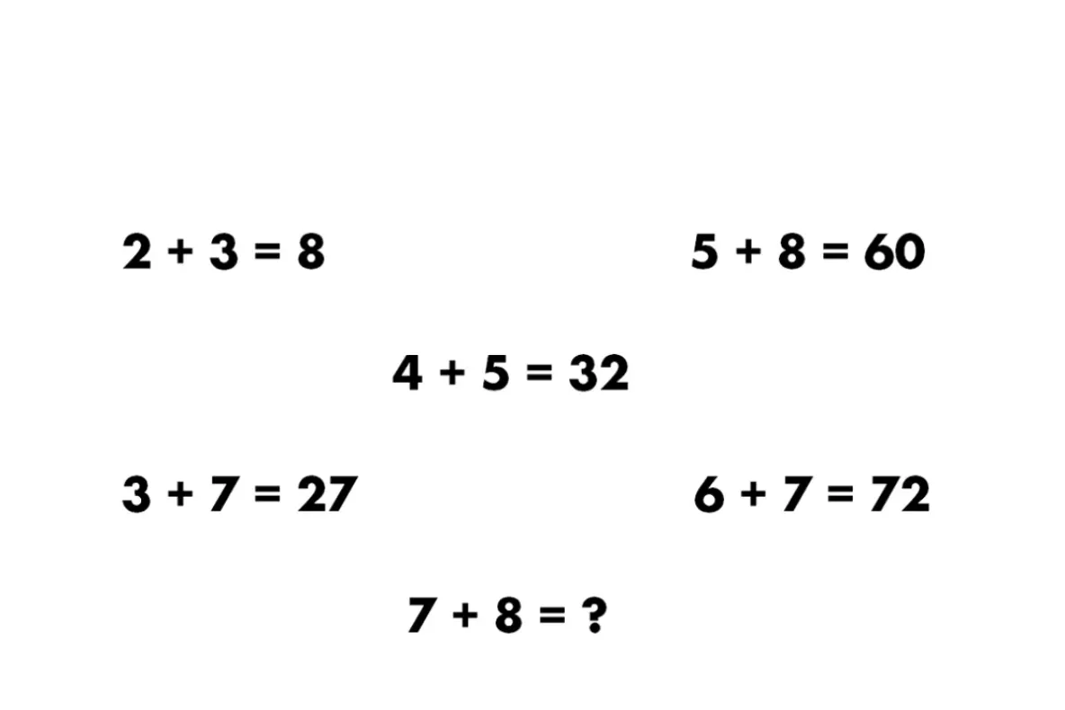 Test de logică: ai amețit încercând să rezolvi această problemă de matematică? Puțini observă regula din spatele calculelor