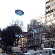 Galerie Foto - decorarea Bucureştiului pentru vizita lui Bill Gates