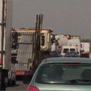 Circulaţie îngreunată pe autostrada A1