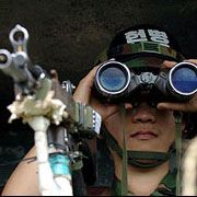 Schimb de focuri între Coreea de Nord şi Coreea de Sud