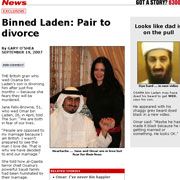 Divorţ în familia Bin Laden