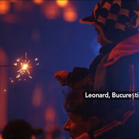 Spectacol de artificii în noaptea de Revelion, în mai multe oraşe din ţară