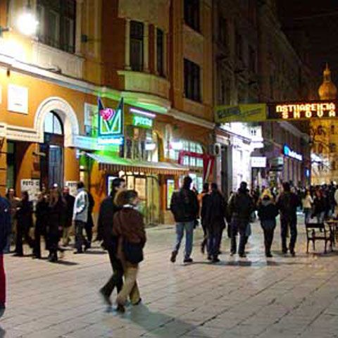 Aproximativ 100 de bosniaci au aruncat cu pantofi în portretele liderilor politici, în semn de protest