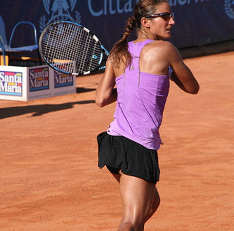 Tenis - Gallovits, eliminată la Auckland, după ce a pierdut în sferturi şi la simplu, şi la dublu 