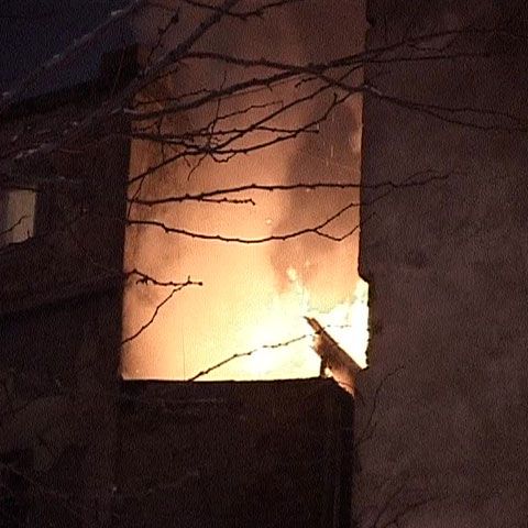 Acoperişul unei case din centrul Capitalei a ars într-un incendiu 