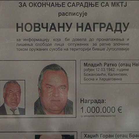 Poliţia sârbă a împânzit ţara cu afişe cu fostul lider militar al sârbilor bosniaci, Ratko Mladici 