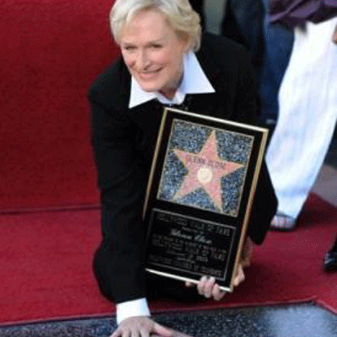 Glenn Close are o stea pe Walk of Fame