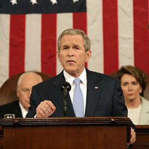 George W.Bush şi-a luat rămas bun de la americani joi noapte