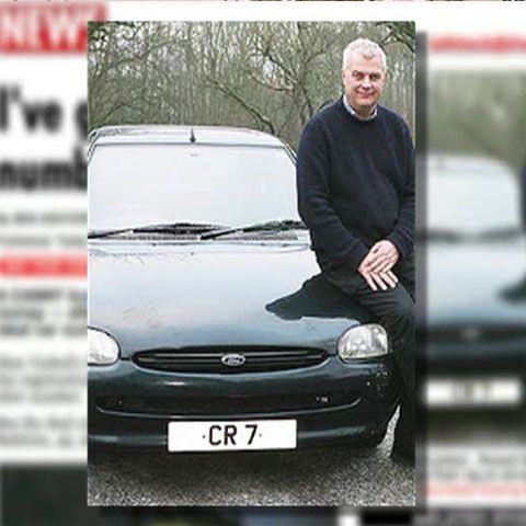 Un suporter britanic are plăcuţele de înmatriculare dorite de Cristiano Ronaldo