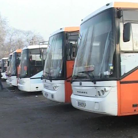 Proprietarii de microbuze din Ilfov au protestat joi în Capitală 