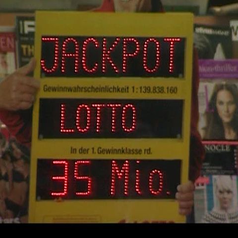 Germanii au jucat în număr mare la loterie, potul fiind de 35 milioane euro 
