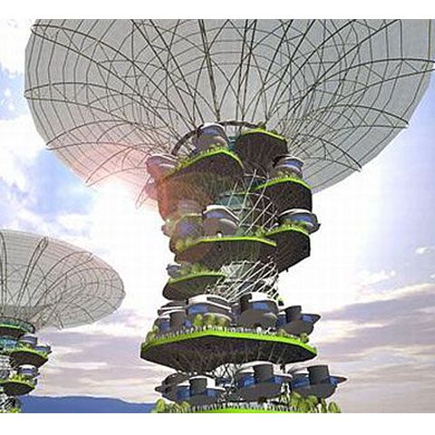 Oraşe eco create după modelul pădurilor ecuatoriale, viitorul aşezărilor urbane - GALERIE FOTO 