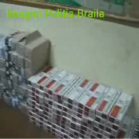 Poliţiştii brăileni au capturat 22.000 de pachete de ţigări de contrabandă 