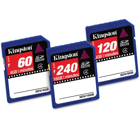 Kingston Digital lansează carduri video de mare capacitate pentru camerele video digitale 
