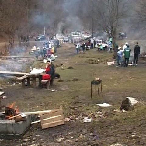 Braşovenii au ieşit la grătare profitând de vremea frumoasă