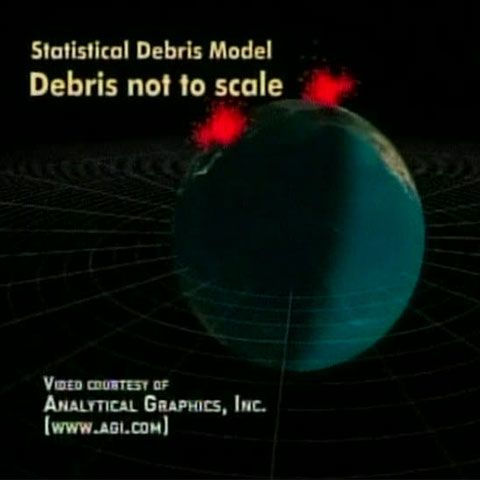 Fragmente incandescente, posibil rămăşiţe a doi sateliţi, au apărut deasupra Texasului 