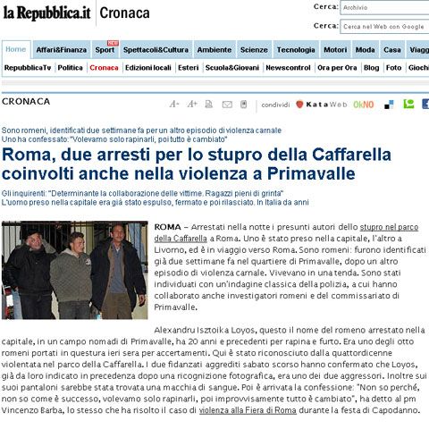 Val de furie anti-românească în Italia