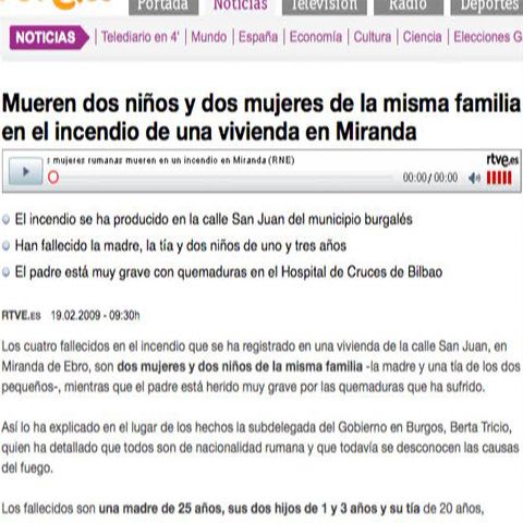 Patru români din Spania au murit după ce casa lor a luat foc 