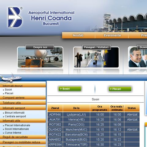 Un avion cu 94 de pasageri a ratat de două ori decolarea de pe Otopeni 