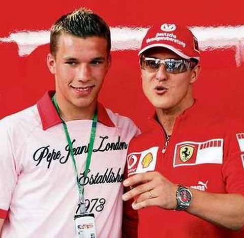 Michael Schumacher a contribuit cu 875 de euro la transferul lui Podolski de la Bayern Munchen la FC Koln!