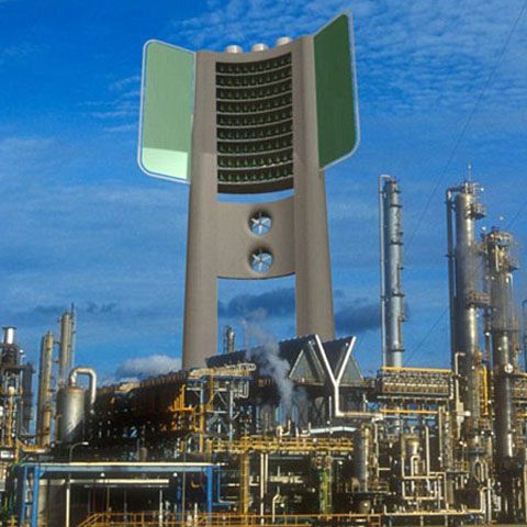 Păduri suspendate în aer, pentru a curăţa aerul de poluarea fabricilor