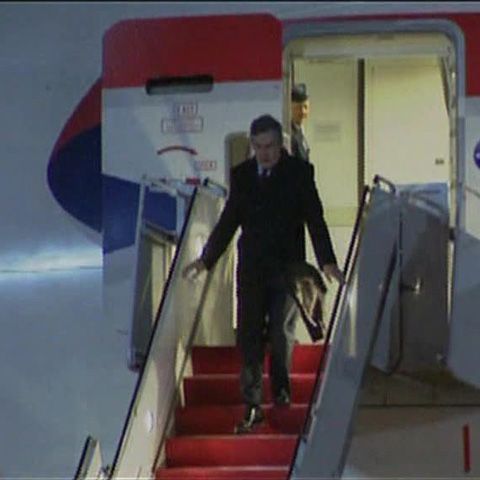 Gordon Brown este primul lider UE care îl întâlneşte pe Barack Obama 