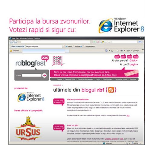 S-a deschis bursa pariurilor la Roblogfest