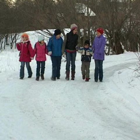 30 de copii din Ibăneşti şi Hodac merg la şcoală prin pădure 
