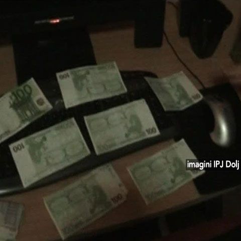 O reţea de falsificatori de valută a fost anihilată la Craiova