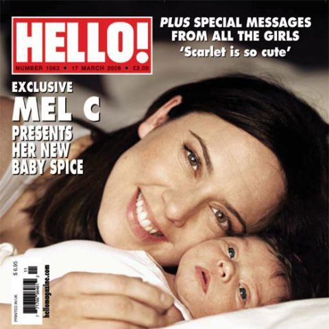 Mel C., primele fotografii ale micuţei Scarlet